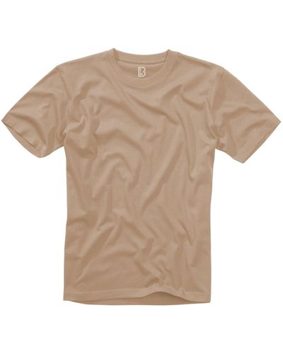 BRANDIT Kurzarmshirt Premium Shirt (1-tlg) - Natur