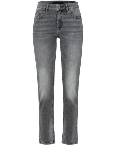 Zero Regular-fit-Jeans , Dark Grey Used Denim - Grau
