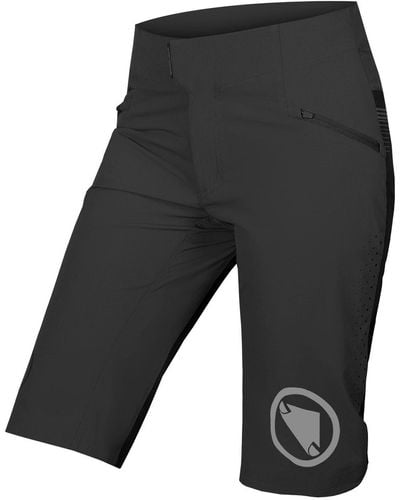 Endura Shorts mit Reißverschlusstaschen - Schwarz