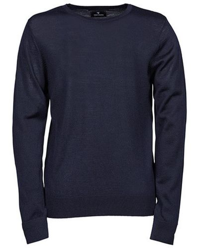 Tee Jays Sweatshirt Crew Neck Sweater / Pullover - Blau