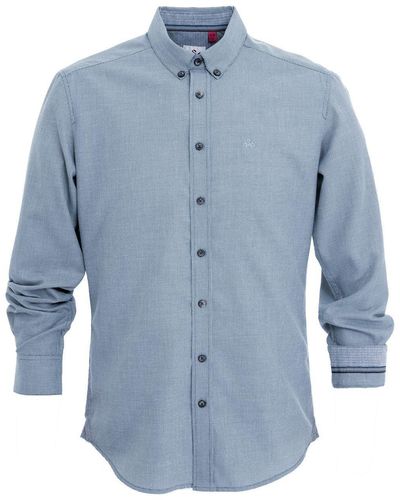 Spieth & Wensky Trachtenhemd Hemd DUEREN blau (Slim Fit)