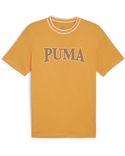 PUMA SQUAD Graphic T-Shirt - Gelb