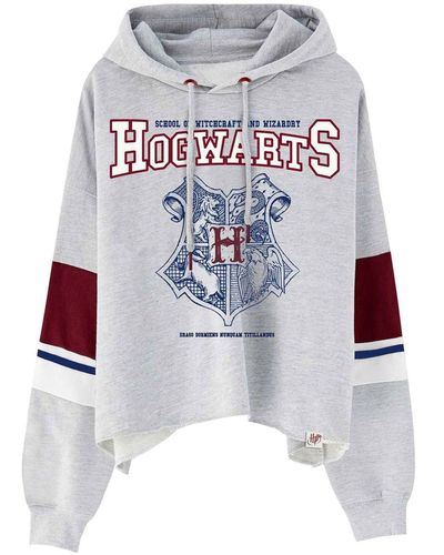 Harry Potter Hogwarts Crest Hoodie Wappen Sweater Gryffindor - Weiß