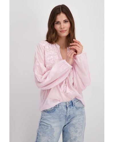 Monari Blusenshirt Bluse, flamingo - Pink