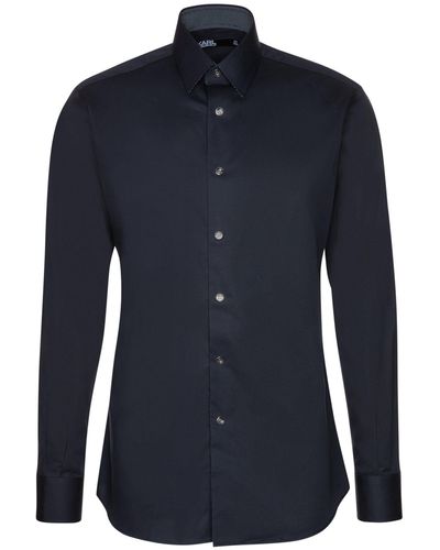 Karl Lagerfeld Businesshemd Hemd - Blau
