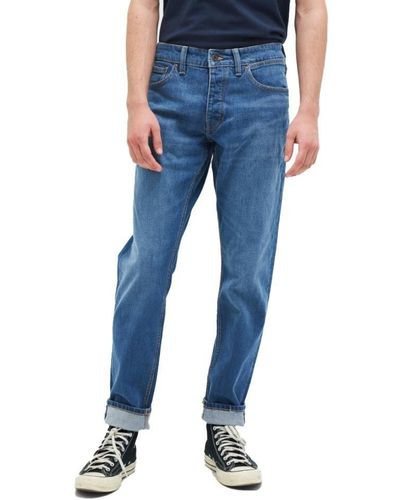 Kuyichi Fit- Jeans Jim Regular Tapered Pale Blue Bio-Baumwolle - Blau
