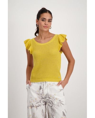 Monari Sweatshirt Pullover - Gelb