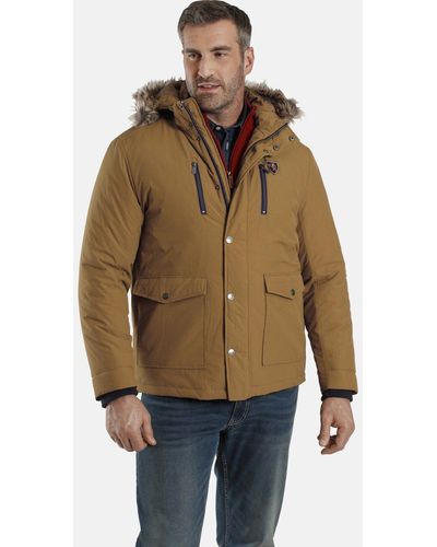 Charles Colby Outdoorjacke SIR CLARENCE mit abnehmbarer Kapuze - Grün