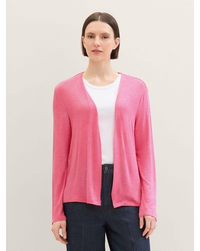 Tom Tailor T-Shirt Cardigan - Pink