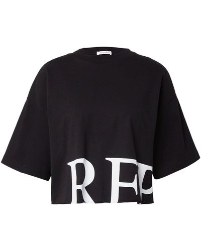 Replay T-Shirt (1-tlg) Plain/ohne Details - Schwarz