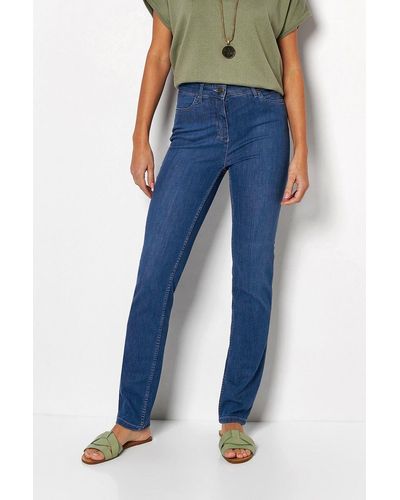Toni 5-Pocket-Jeans be loved aus besonders leichtem Denim - Blau