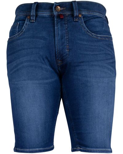Pierre Cardin 5-Pocket-Jeans DEAUVILLE SHORTS dark blue 3476 7690.41 - Blau