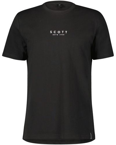 Scott Kurzarmshirt M Typo S/sl Tee Kurzarm-Shirt - Schwarz
