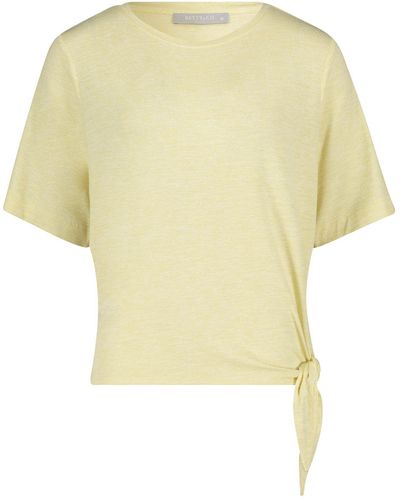 BETTY&CO Shirtbluse Shirt Kurz 1/2 Arm - Gelb