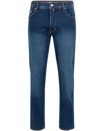 Pierre Cardin 5-Pocket-Jeans DEAUVILLE blue used buffies 31960 7106.6824 - Blau