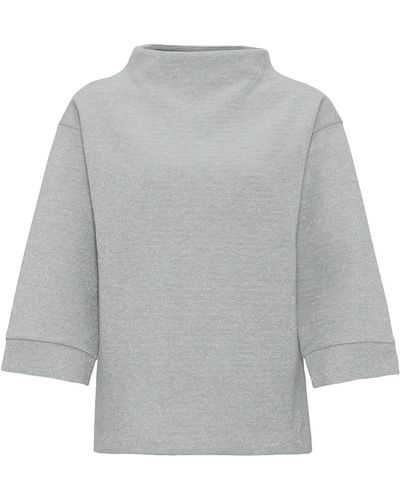 Opus Sweatshirt Sweat Glittera - Grau