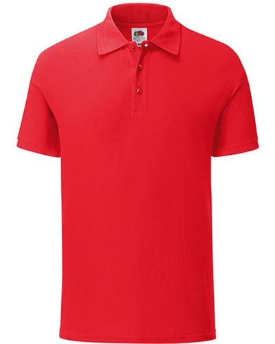 Fruit Of The Loom Poloshirt 65/35 Tailored Fit Polo - Rot