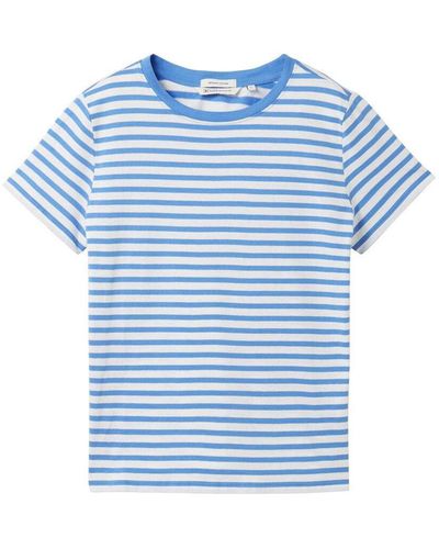 Tom Tailor Modern stripe T-shirt - Blau