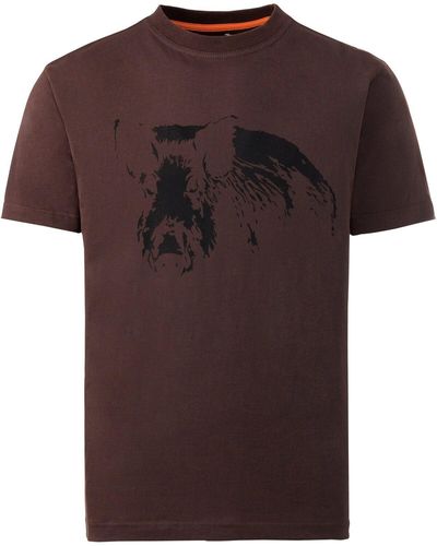 Parforce T-Shirt Keiler-Print - Braun