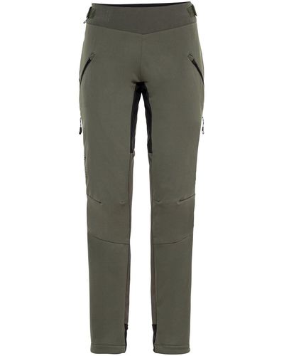 Vaude Funktionshose Women's Minaki Pants (1-tlg) Green Shape - Grau