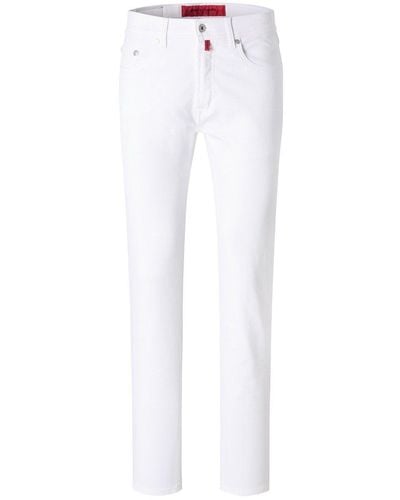 Pierre Cardin 5-Pocket-Jeans DEAUVILLE summer air touch white 31961 7330.10 - Weiß