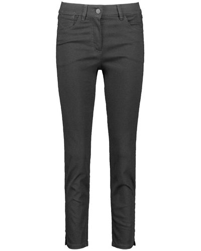 Gerry Weber 5-Pocket-Jeans SOL:INE Best4ME Cropped von Schwarz (12800) 44 - Grau