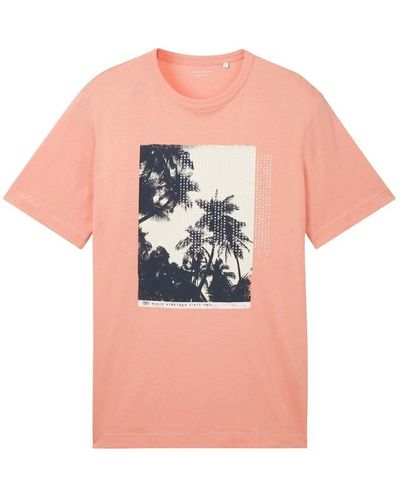 Tom Tailor Photoprint t-shirt - Pink