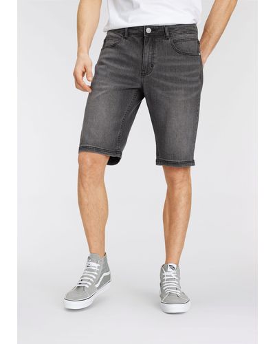 AJC Shorts im 5-Pocket-Stil - Grau