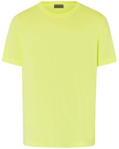 Hanro T-Shirt Living Shirts unterziehshirt unterhemd kurzarm - Gelb