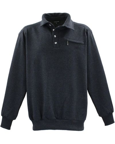 Lavecchia Sweatshirt Übergrößen Sweater LV-705S Sweat Pulli Pullover - Blau
