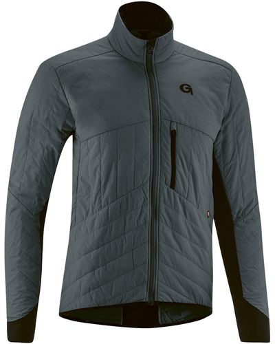 Gonso Fahrradjacke Tomar Primaloft-Jacke, warm, atmungsaktiv und winddicht - Grau