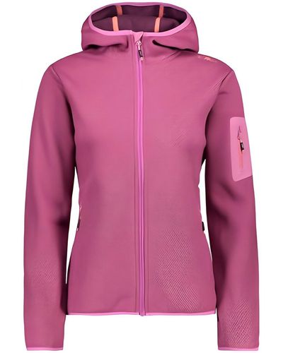 CMP Fleecejacke Fix Hood Jacket, 30H6986 - Pink