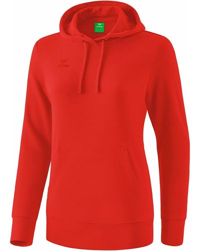 Erima Sweatshirt Basic Hoodie - Rot
