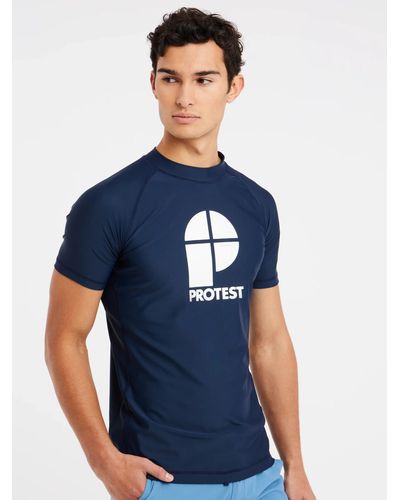 Protest Strandshirt Shirt Prtcater Rashguard - Blau