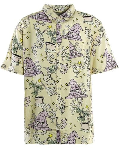 Iriedaily Kurzarmhemd Resort Shirt Purple Haze - Mehrfarbig