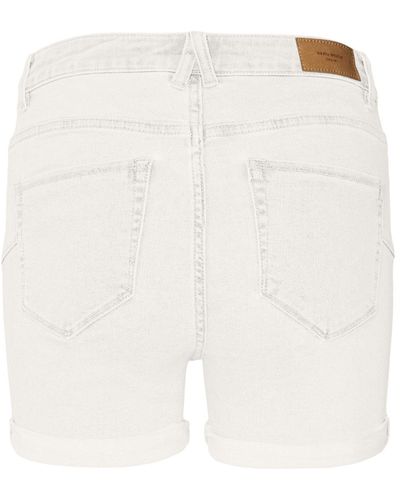 Vero Moda Jeansshorts LUNA (1-tlg) Weiteres Detail - Weiß
