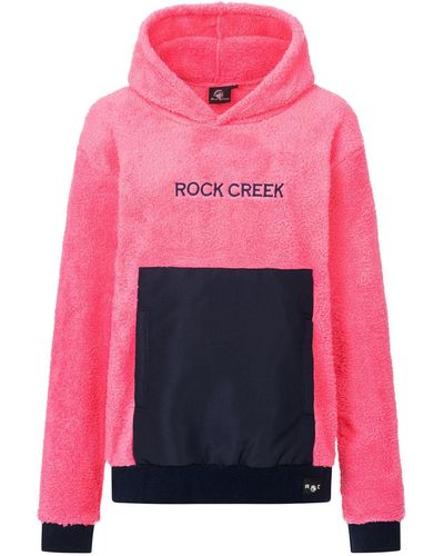 Rock Creek Sweatshirt Teddyfell Kapuzenpullover D-475 - Pink
