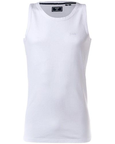 Superdry T-Shirt Tanktop - Weiß