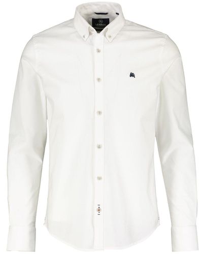 Lerros Langarmhemd Hemd - Weiß