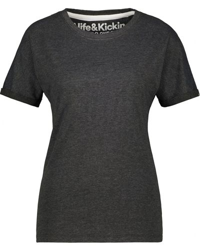 Alife & Kickin T-Shirt MalaikaAK (1-tlg) Plain/ohne Details - Schwarz