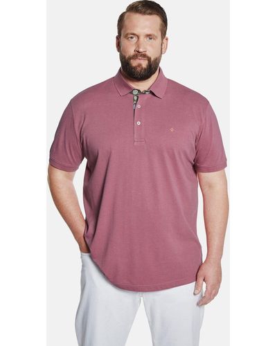 Charles Colby Poloshirt EARL LACHLAN in zwei Farbvariationen - Rot