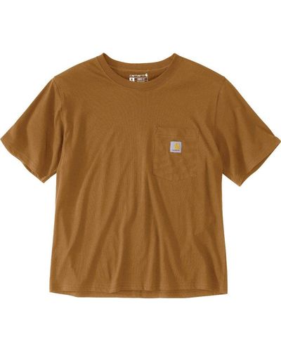 Carhartt Lightweight /S Crewneck T-Shirt - Braun