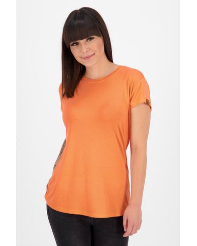 Alife & Kickin MimmyAK A T-Shirt - Orange