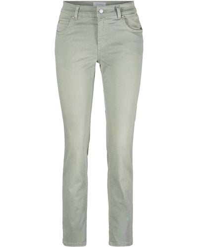 ANGELS Straight-Jeans CICI in Slim Fit-Passform - Grün