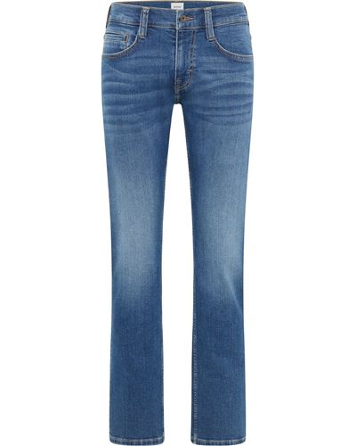 Mustang Bootcut-Jeans Style Oregon Boot - Blau