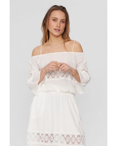 Numph Sommerkleid - Weiß