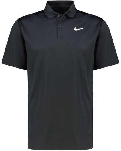Nike Tennis-Poloshirt - Schwarz