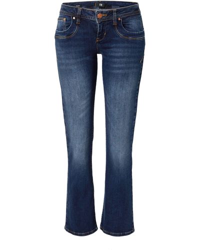 LTB Bootcut-Jeans Valerie (1-tlg) Plain/ohne Details - Blau