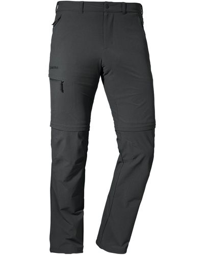 Schoeffel Trekkinghose Pants Koper1 Zip Off ASPHALT - Grau