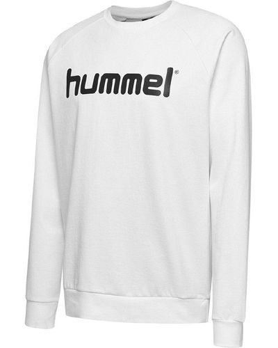 Hummel Go Cotton Logo Sweatshirt - Weiß